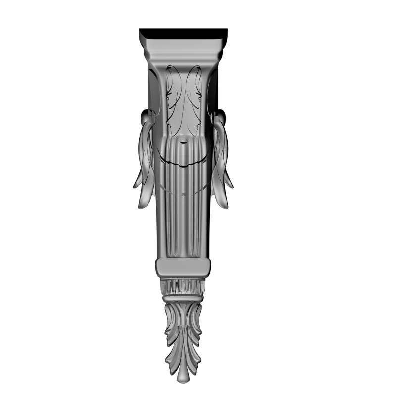 картинка Кронштейн резной D9-224 3D-STL.COM