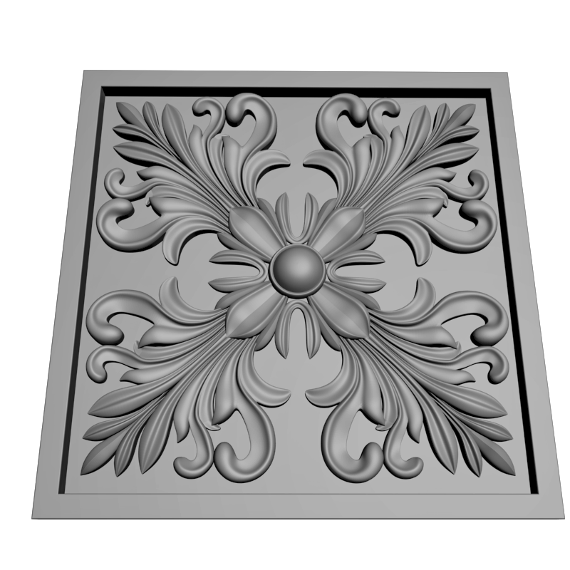 картинка Розетка резная D16-360 3D-STL.COM