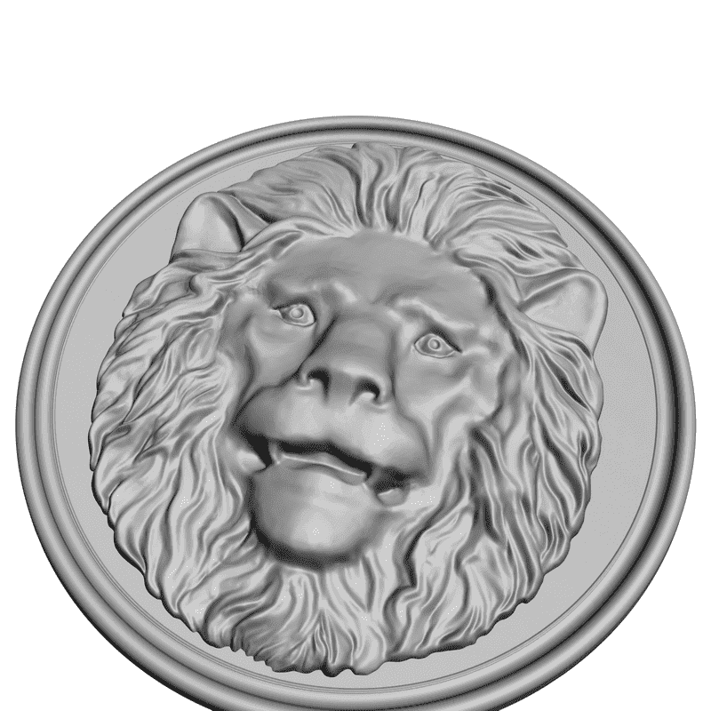 картинка Лев F1-009 3D-STL.COM