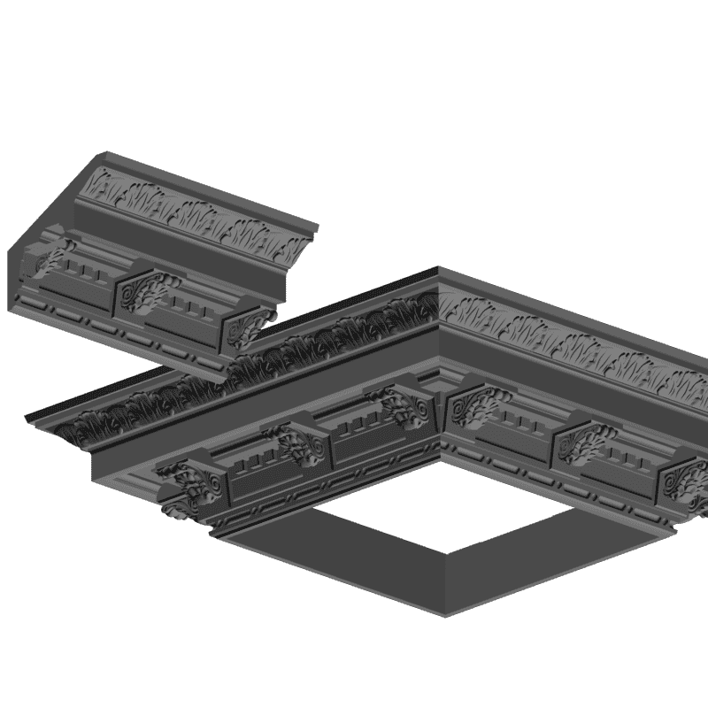 картинка Капитель D6-046 3D-STL.COM