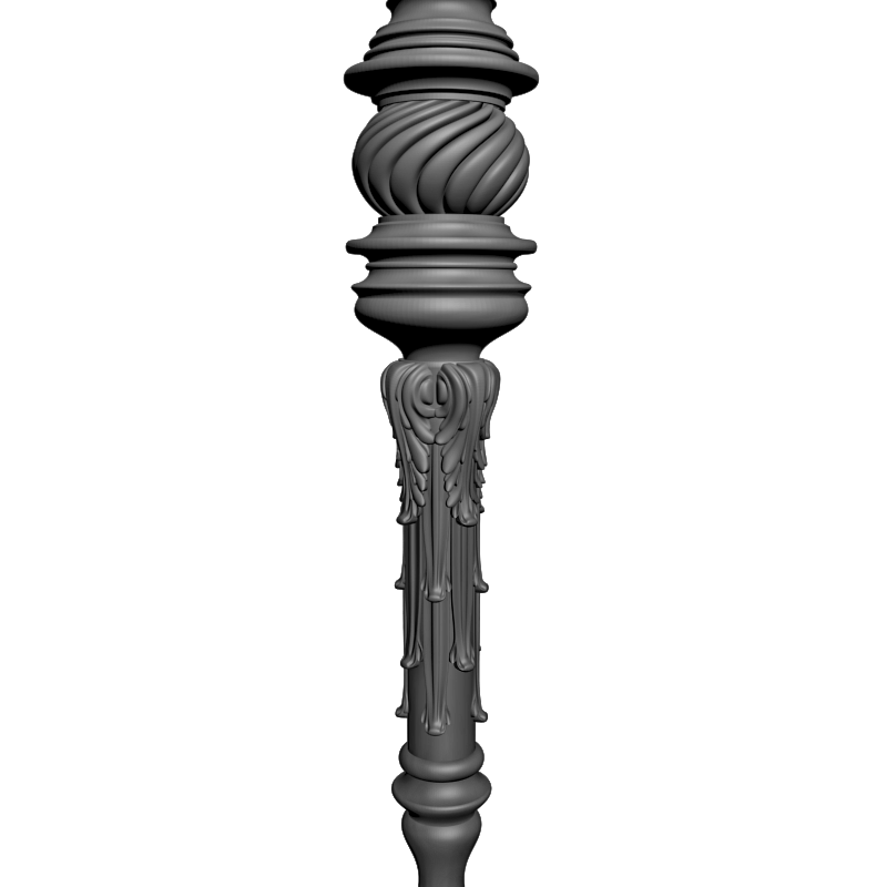 картинка Ножка мебельная M6-096 3D-STL.COM