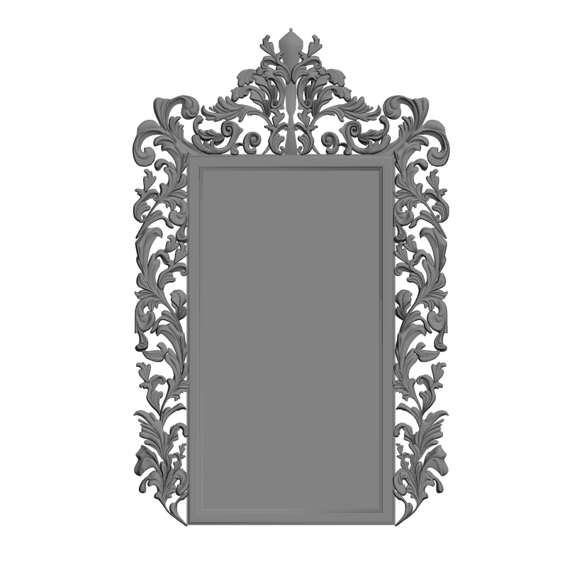 картинка Рамка под зеркало D14-341 3D-STL.COM