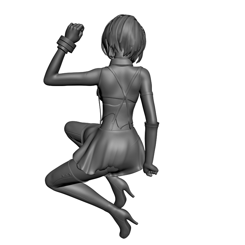 картинка Фанарт девушка L3-345 3D-STL.COM