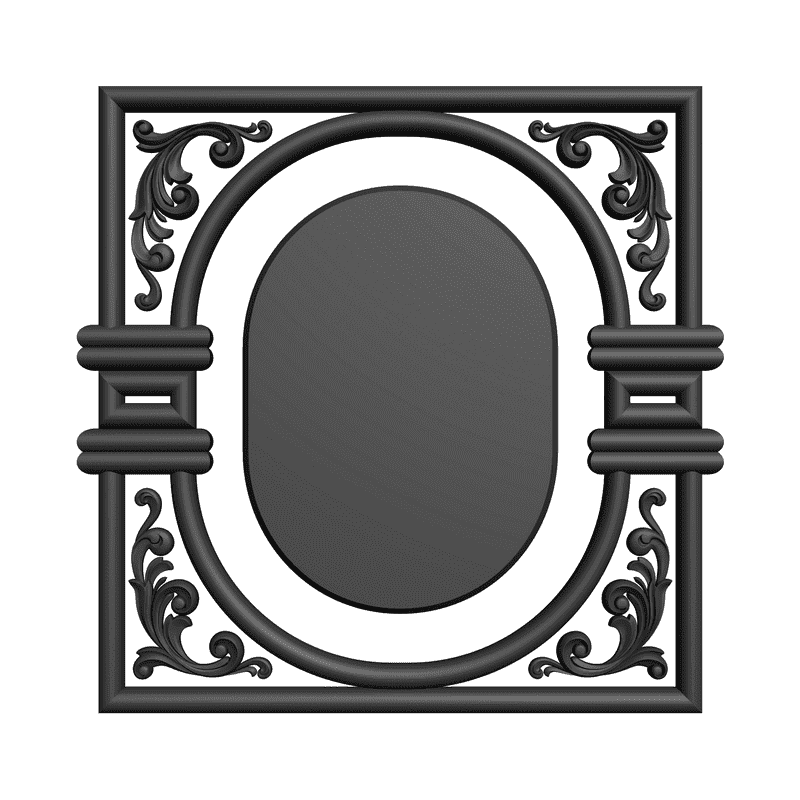 картинка Дверь резная H3-008 3D-STL.COM