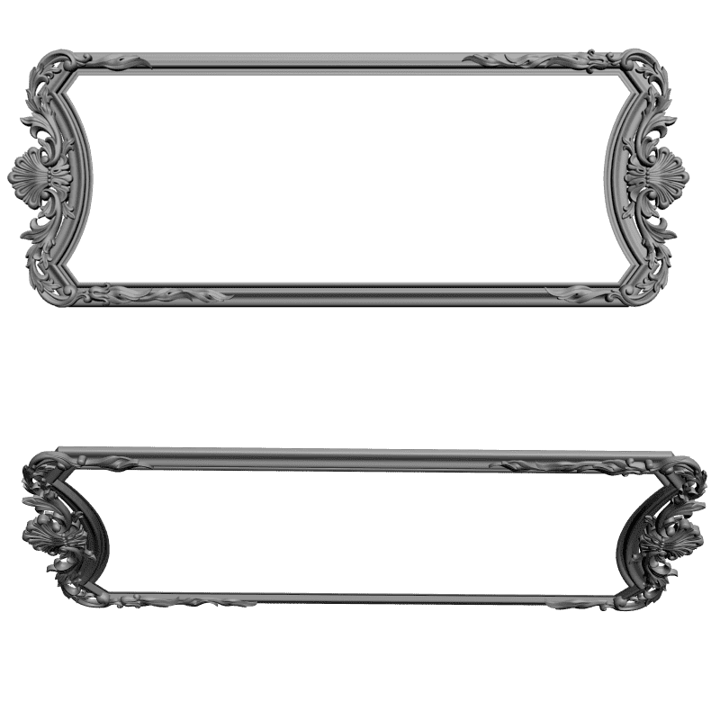 картинка Рама резная под зеркало D14-318 3D-STL.COM
