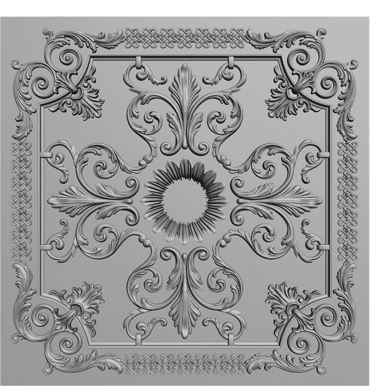 картинка Розетка резная D16-048 3D-STL.COM