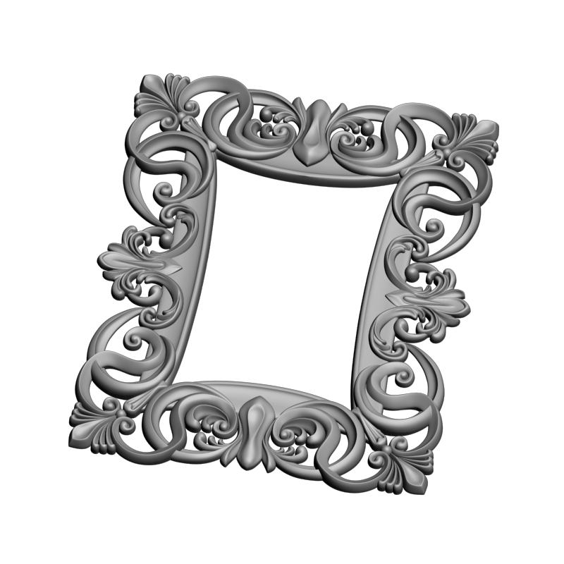 картинка Рама резная D14-538 3D-STL.COM