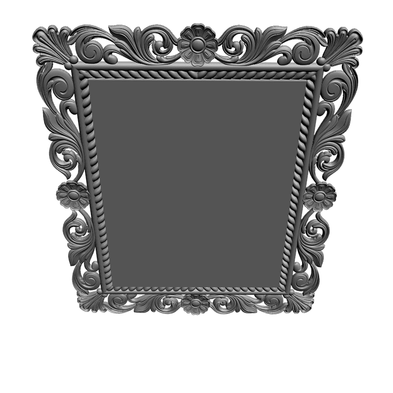 картинка Рамка резная D14-025 3D-STL.COM