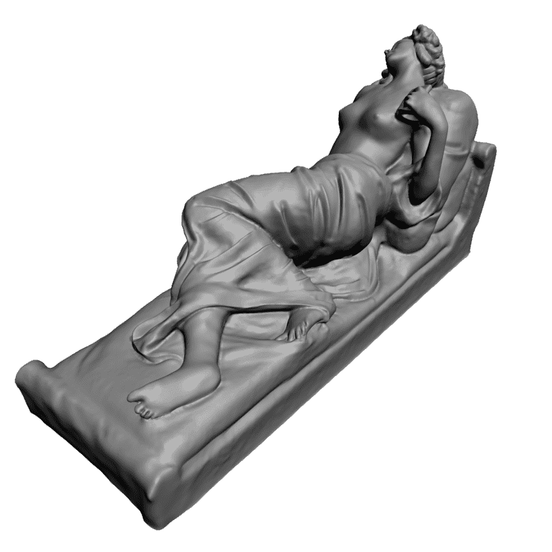 картинка Девушка лежит L3-092 3D-STL.COM