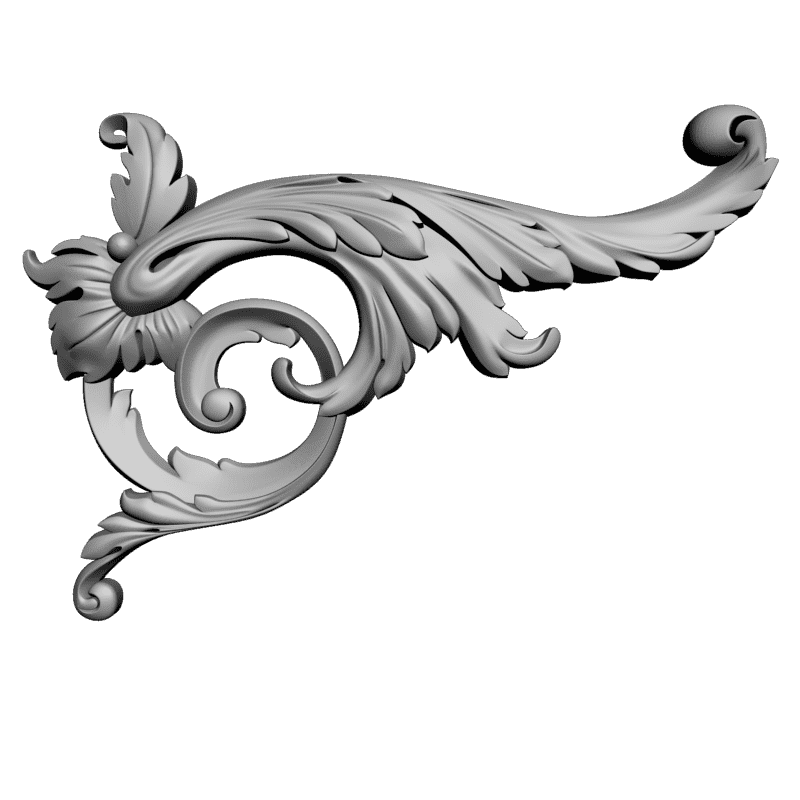 картинка Угловой элемент D19-043 3D-STL.COM