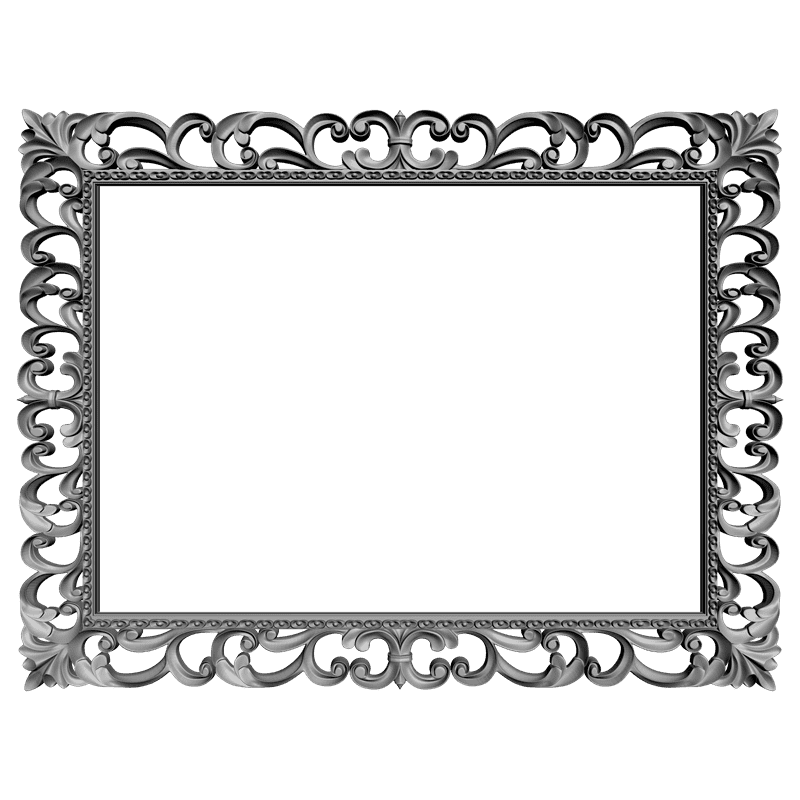 картинка Рамка резная D14-274 3D-STL.COM