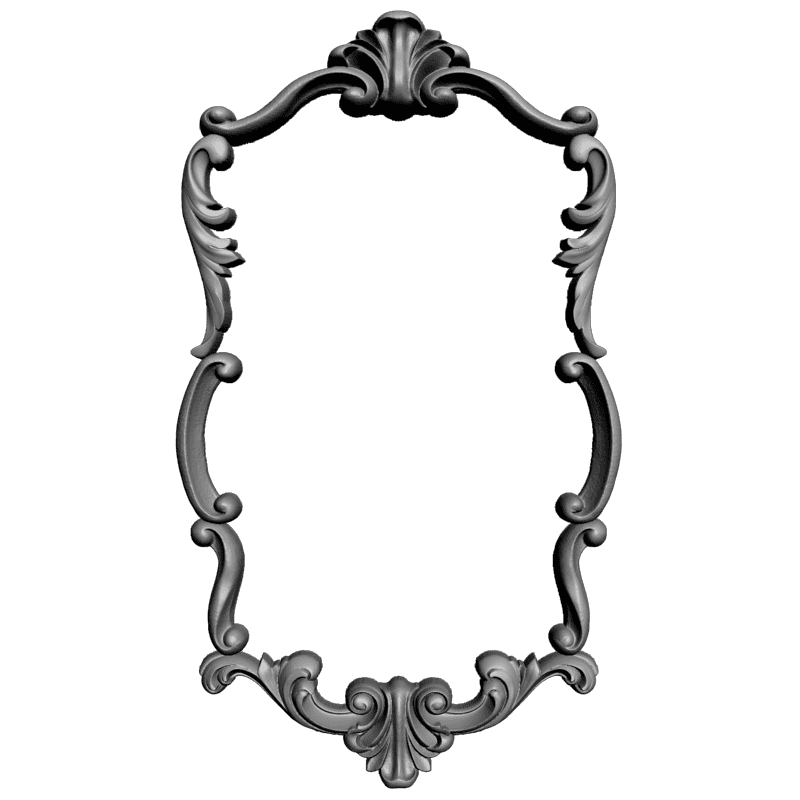 картинка Рама под зеркало D14-363 3D-STL.COM