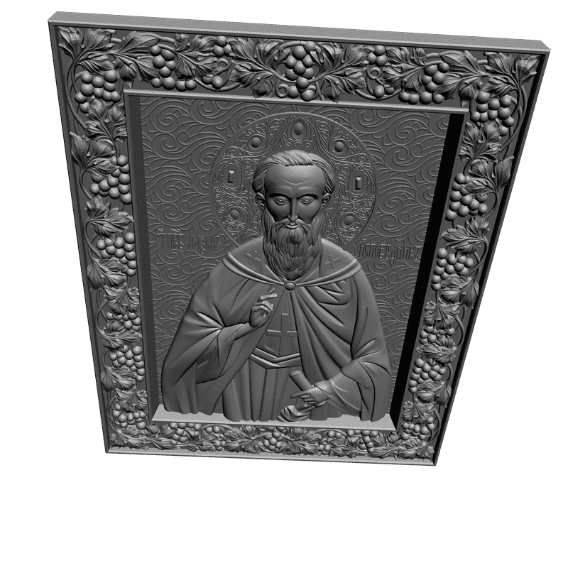 картинка Святой преподобный Максим Исповедник V3-236 3D-STL.COM