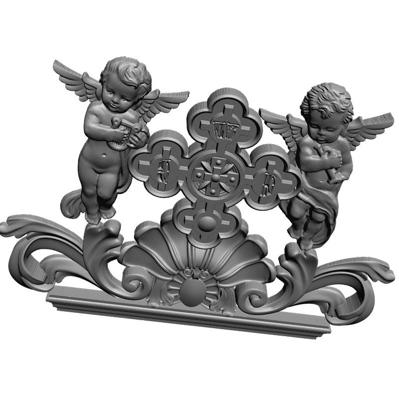 картинка Ангелочки V1-023 3D-STL.COM