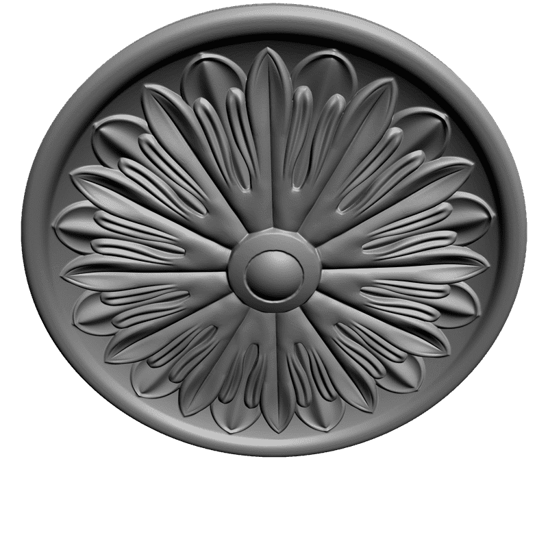 картинка Розетка резная D16-199 3D-STL.COM