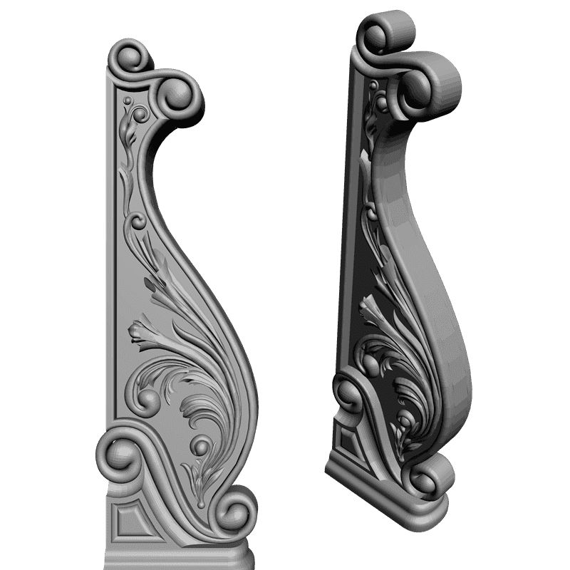 картинка Столб D17-020 3D-STL.COM