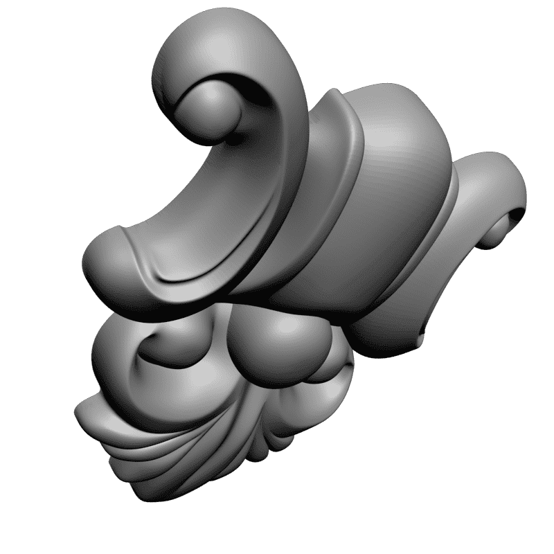 картинка Накладка декоративная D10-235 3D-STL.COM