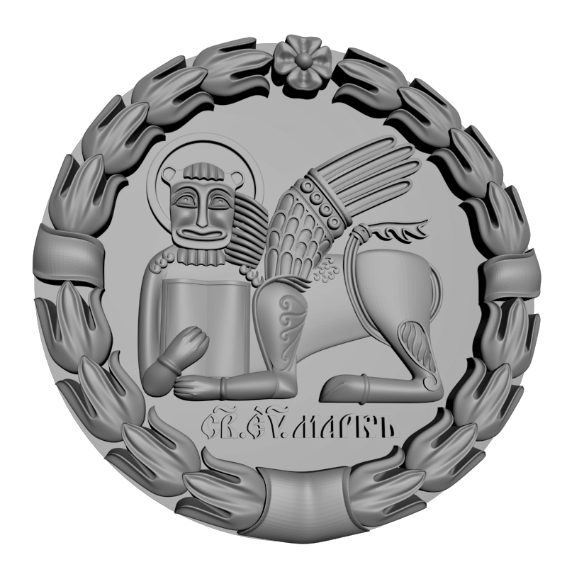 картинка Марк Круглая V3-386 3D-STL.COM