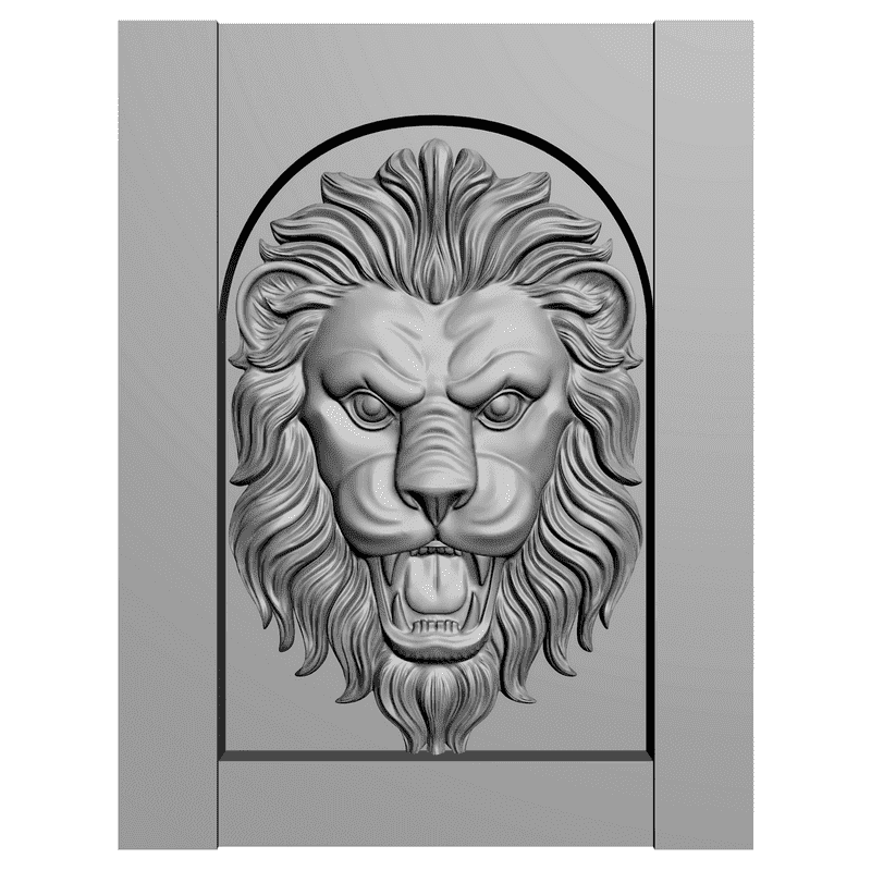 картинка Лев F1-005 3D-STL.COM