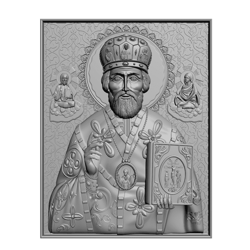картинка Святой Николай V3-186 3D-STL.COM