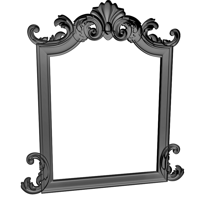 картинка Рама резная D14-459 3D-STL.COM