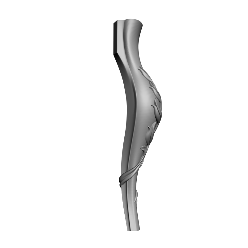 картинка Ножка мебельная резная M6-128 3D-STL.COM