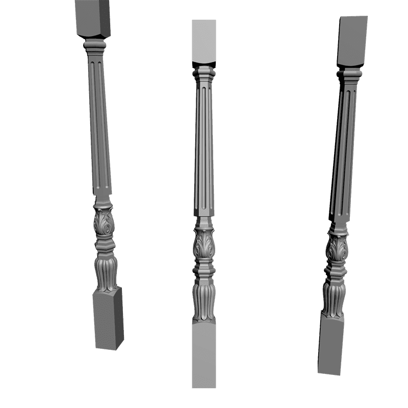 картинка Балясина D2-060 3D-STL.COM