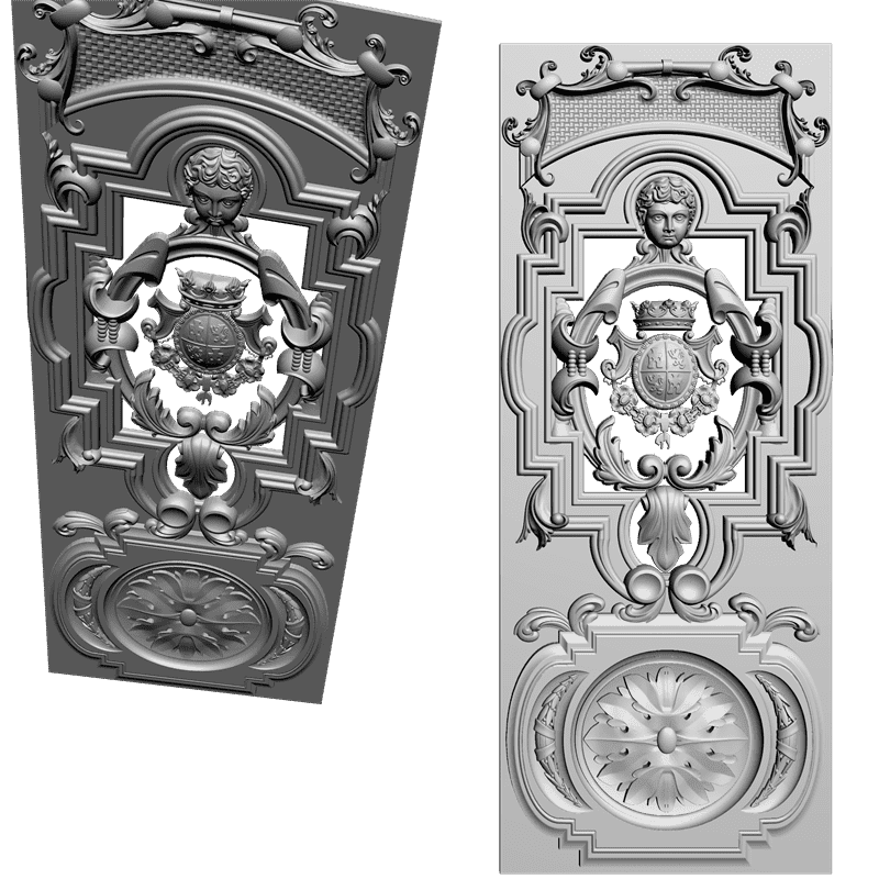 картинка Дверь резная H3-015 3D-STL.COM