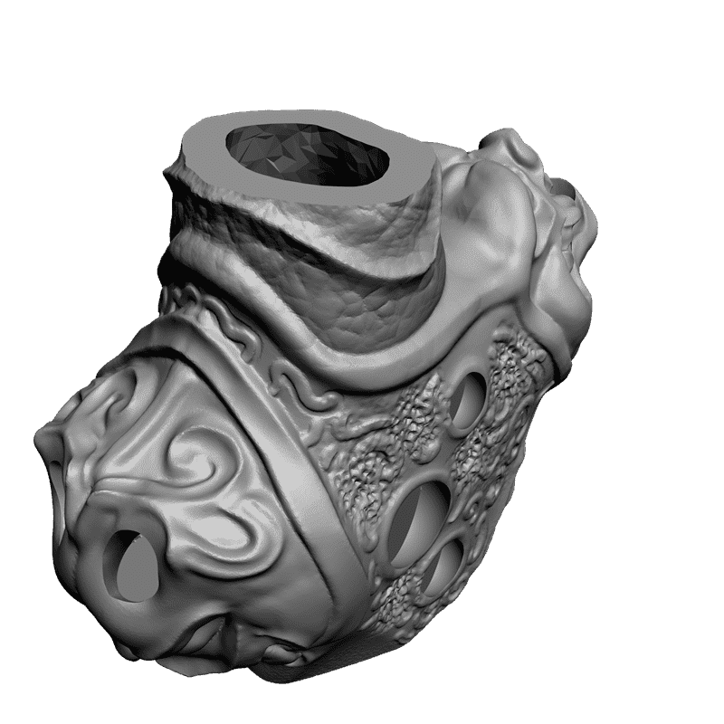 картинка Горшок H5-015 3D-STL.COM