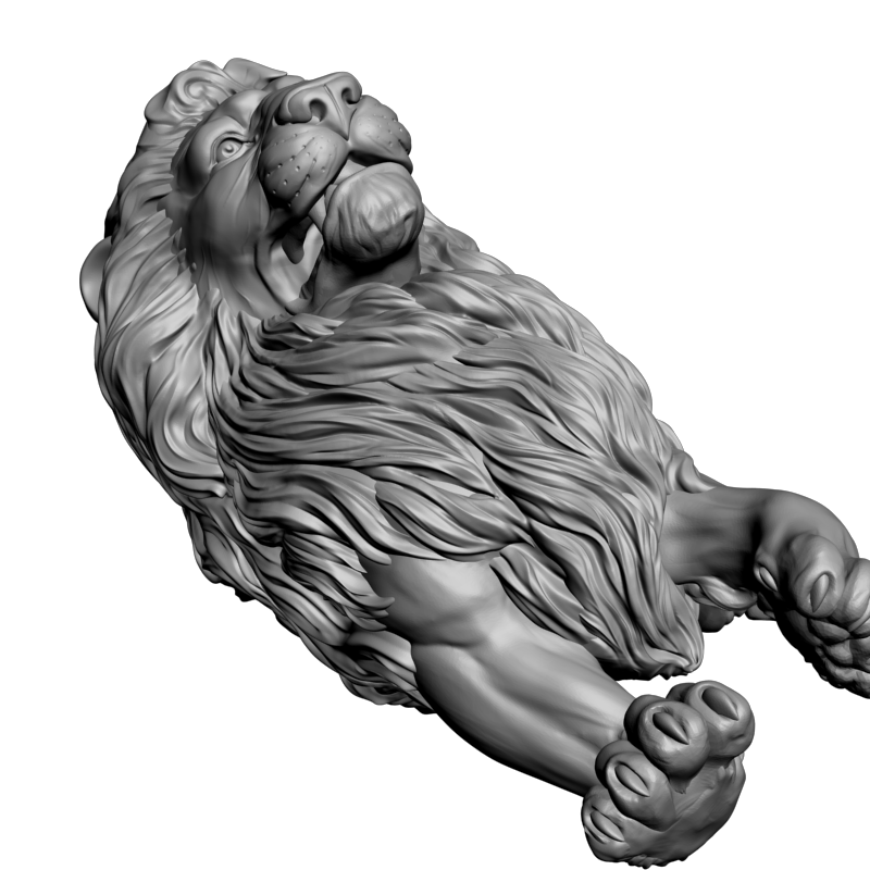 картинка Лев F1-251 3D-STL.COM