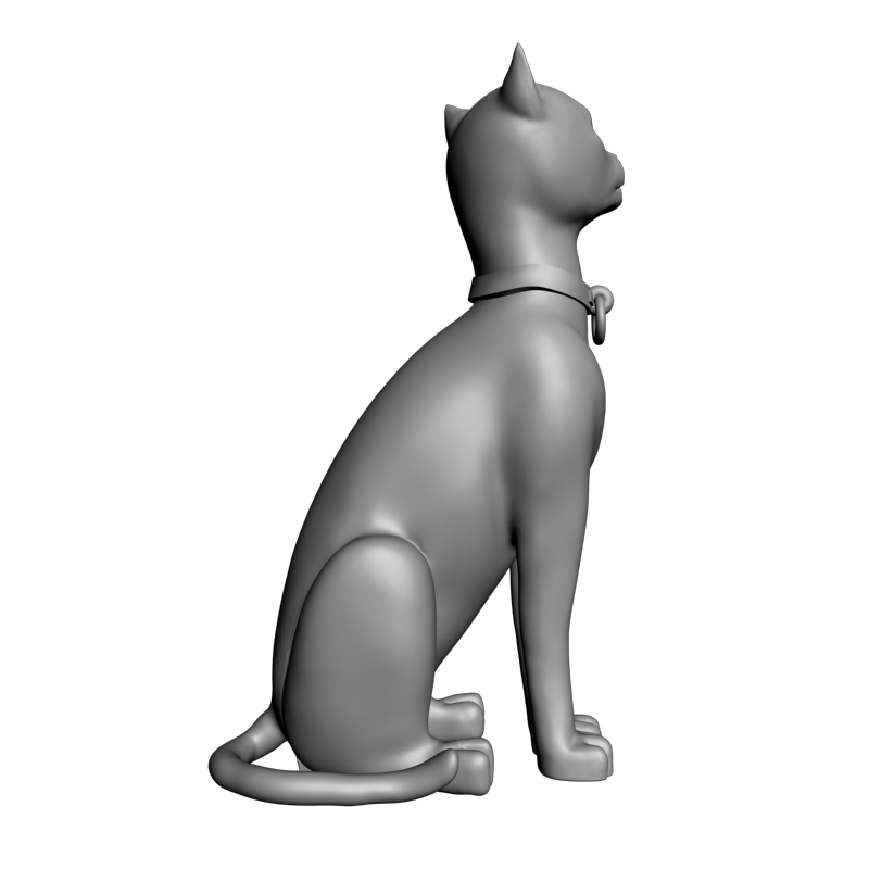 картинка Кошка F1-296 3D-STL.COM