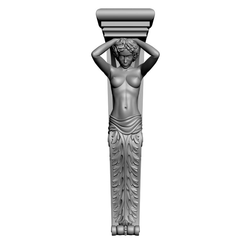 картинка Кронштейн резной D9-198 3D-STL.COM