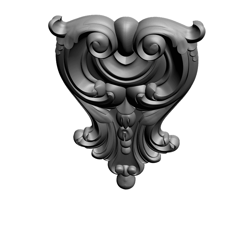 картинка Накладка резная D10-058 3D-STL.COM