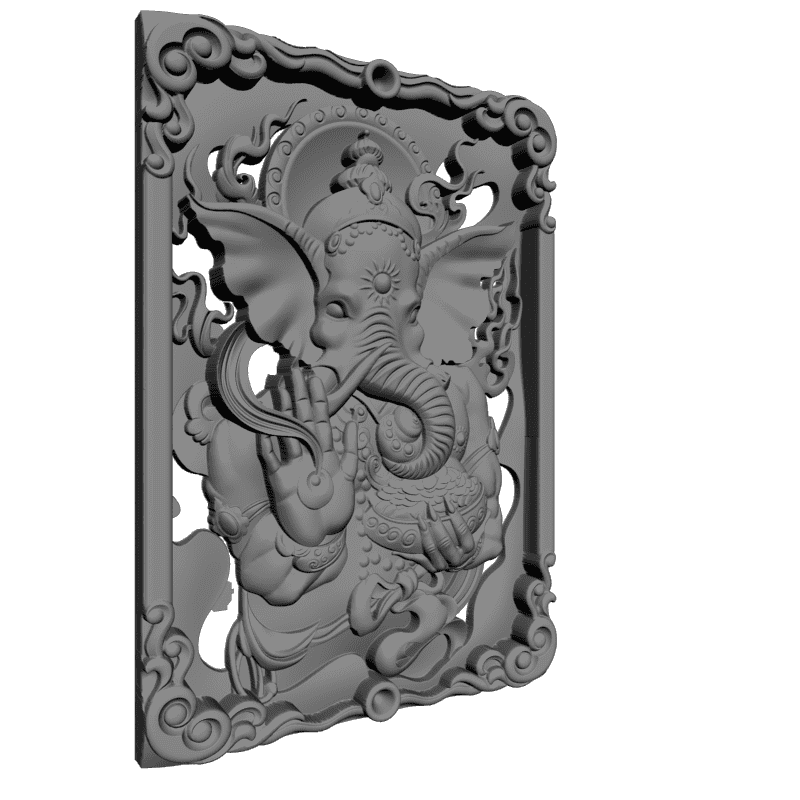 картинка Бог-слон V9-065 3D-STL.COM