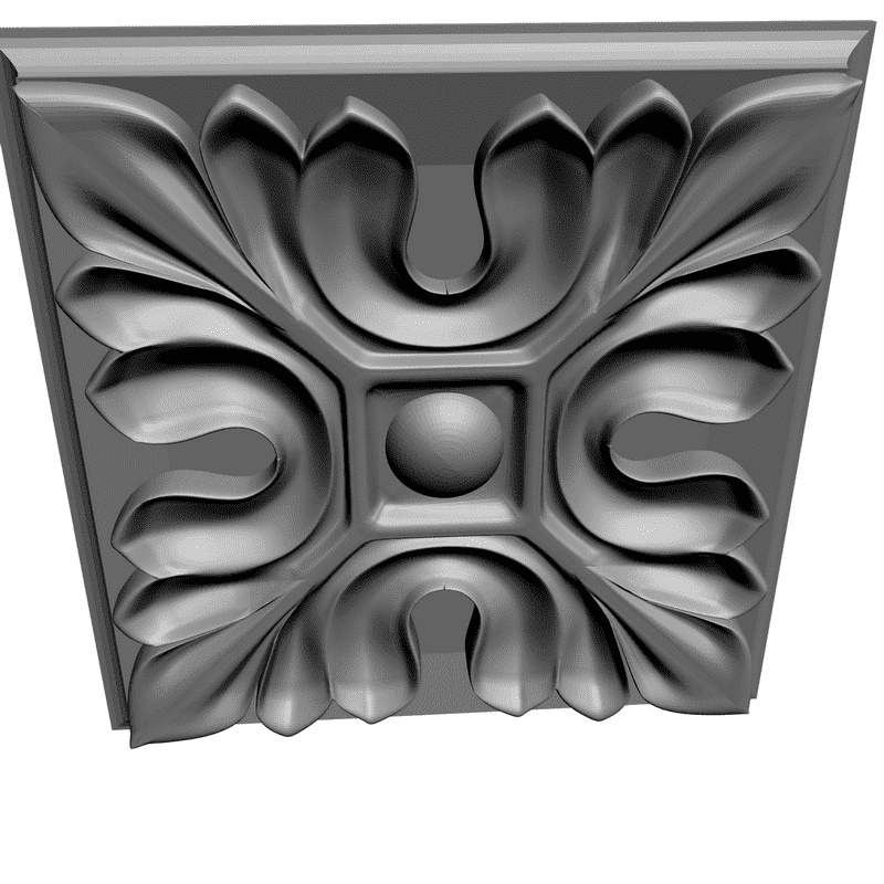картинка Розетка резная D16-001 3D-STL.COM