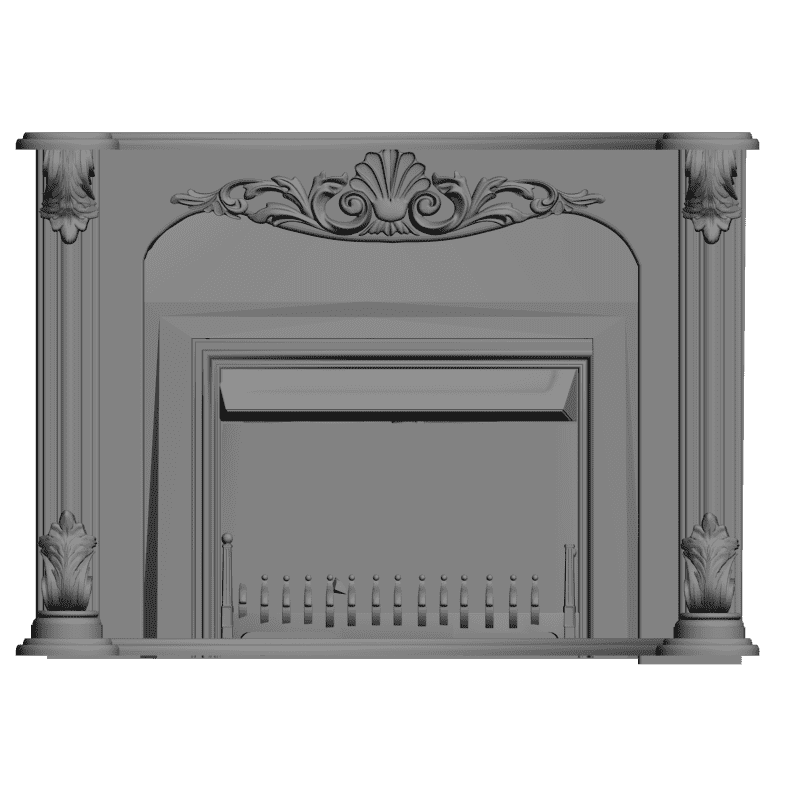 картинка Камин H4-027 3D-STL.COM
