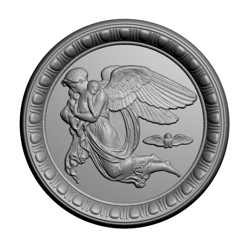 картинка Ангел V1-073 3D-STL.COM