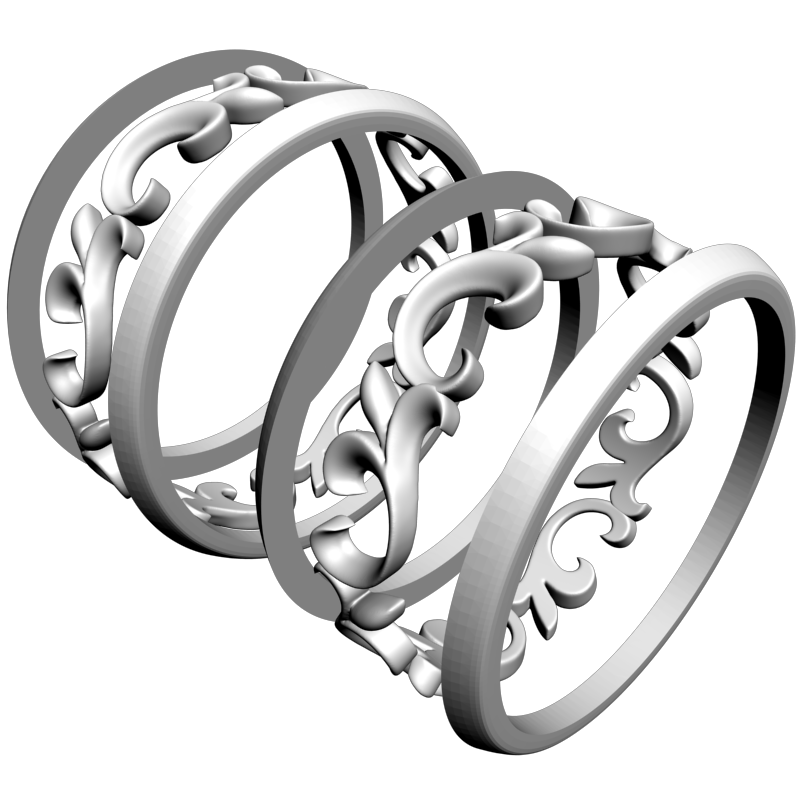 картинка Кольцо RY2-145 3D-STL.COM