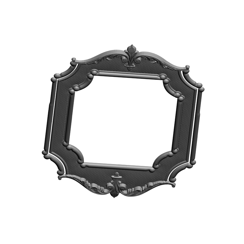 картинка Рама резная D14-500 3D-STL.COM