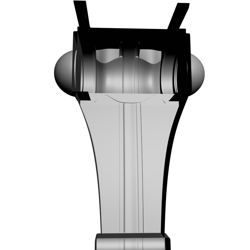 картинка Ножка мебельная резная M6-127 3D-STL.COM