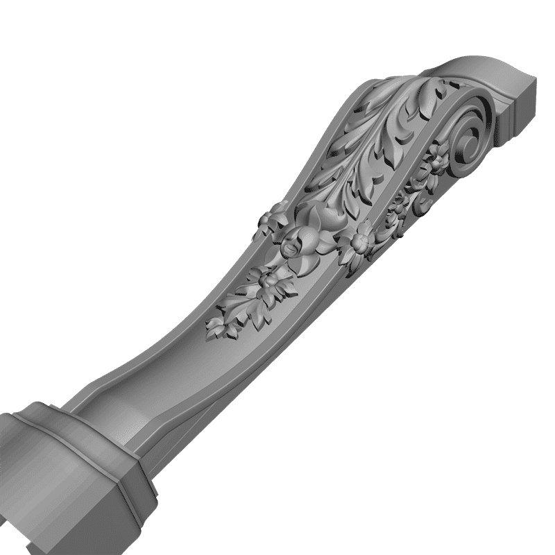 картинка Кронштейн резной D9-089 3D-STL.COM
