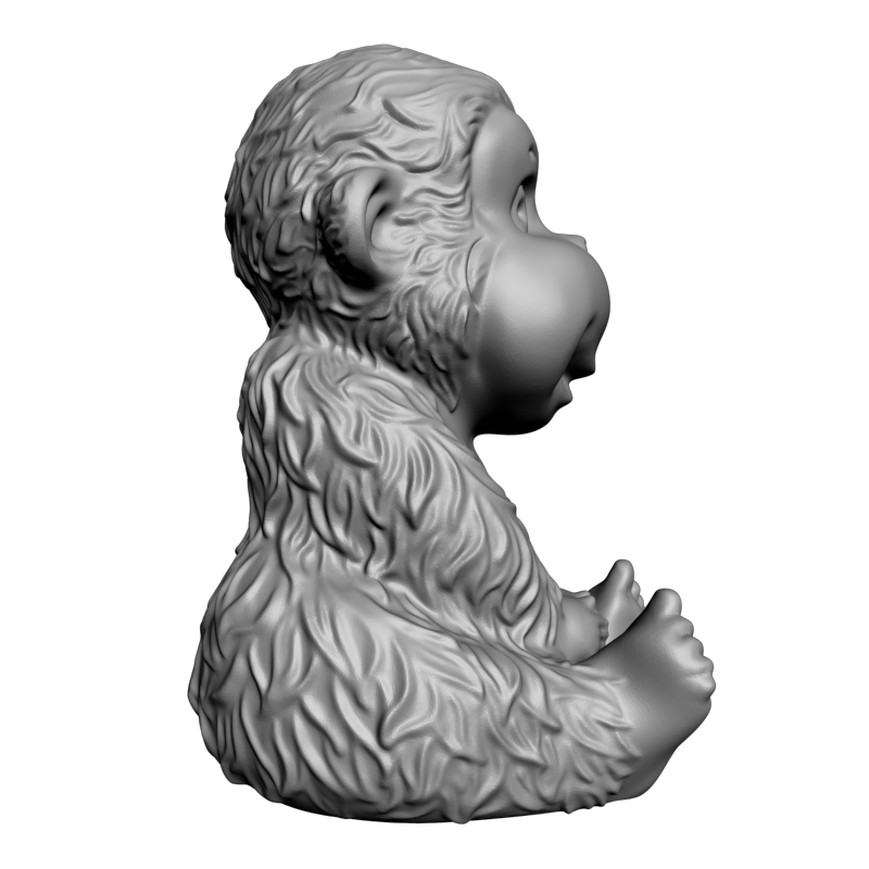 картинка Обезьянка PI1-509 3D-STL.COM