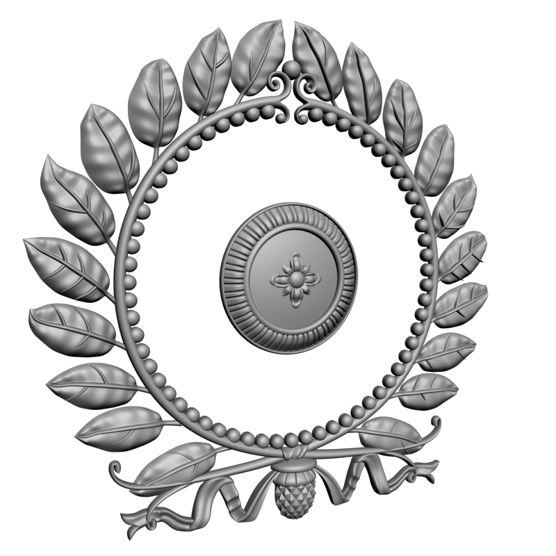 картинка Накладка резная D10-314 3D-STL.COM