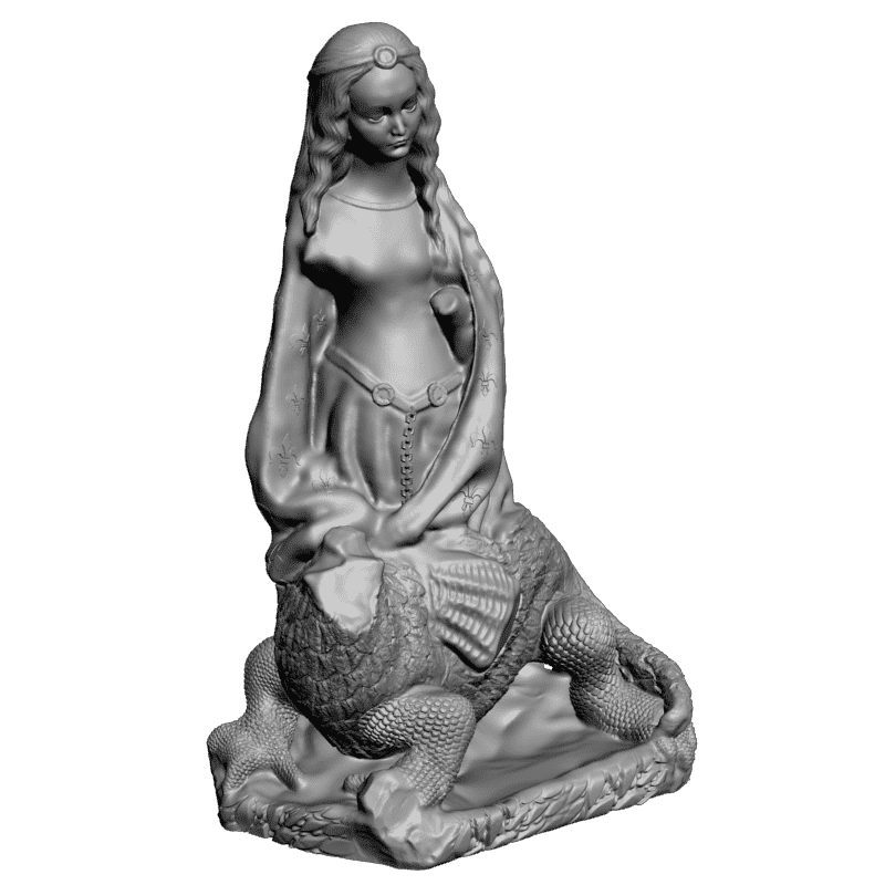 картинка Святая Маргарита V9-083 3D-STL.COM