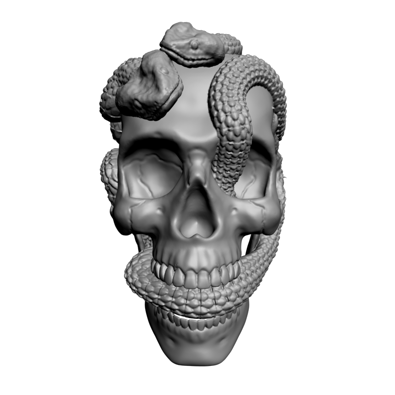 картинка Череп L5-103 3D-STL.COM