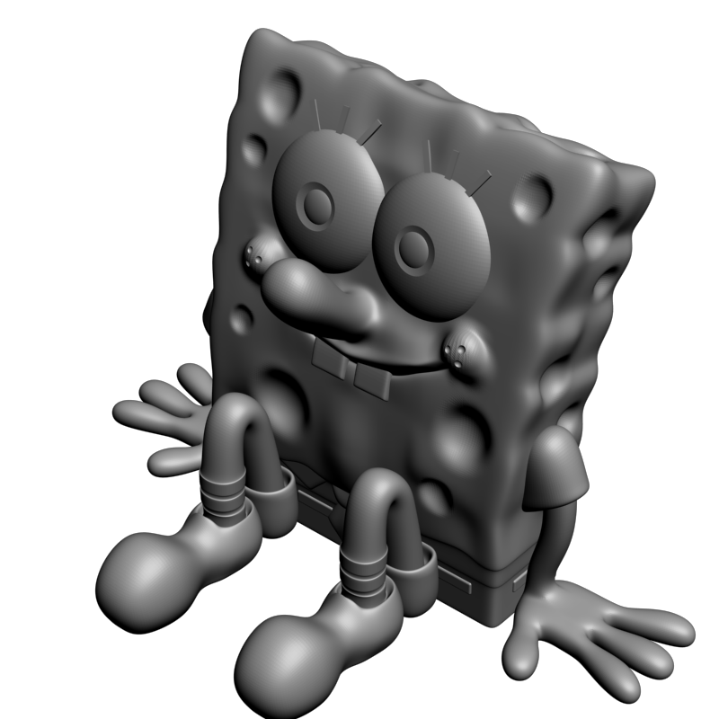 картинка Spongebob PI1-464 3D-STL.COM