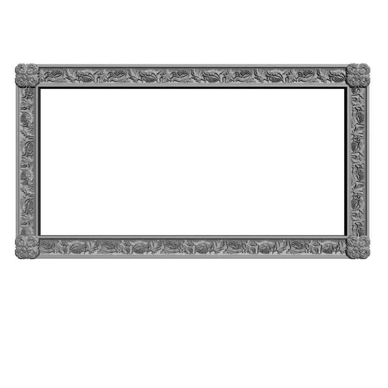 картинка Рама резная D14-300 3D-STL.COM