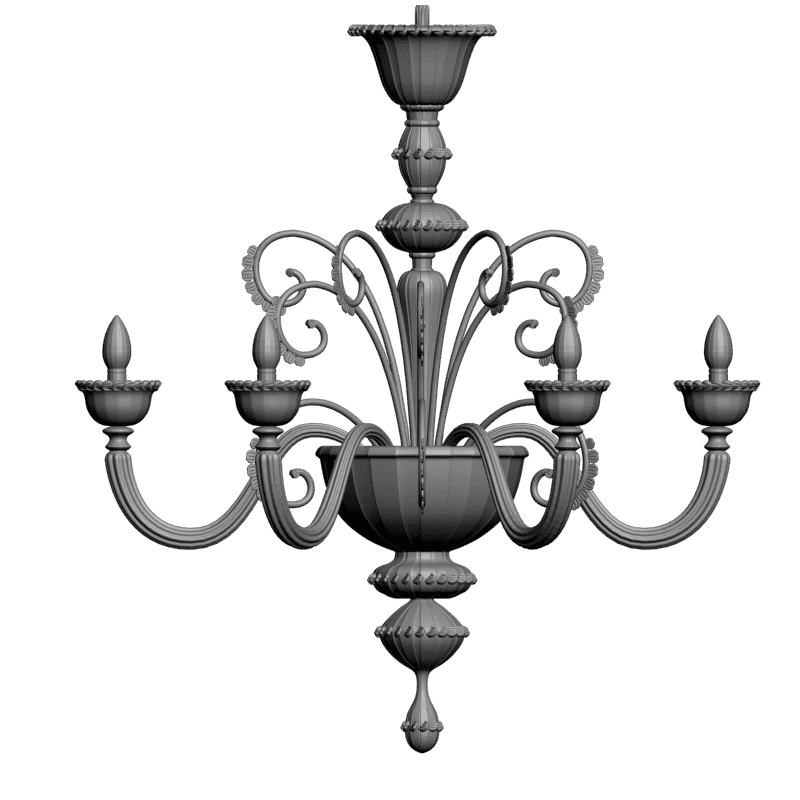 картинка Люстра de Majo H6-046 3D-STL.COM