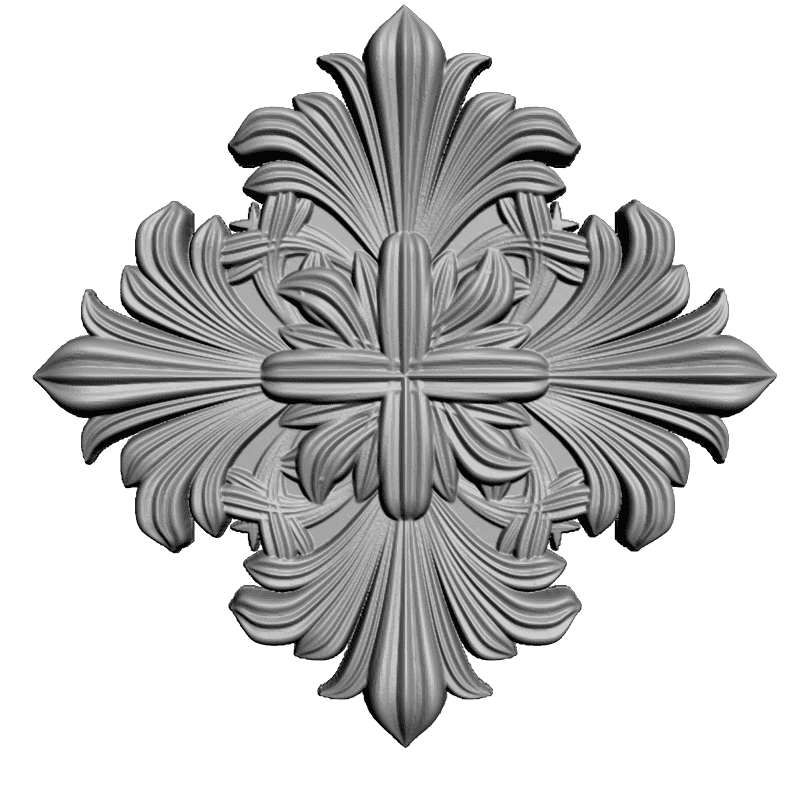 картинка Розетка резная D16-066 3D-STL.COM