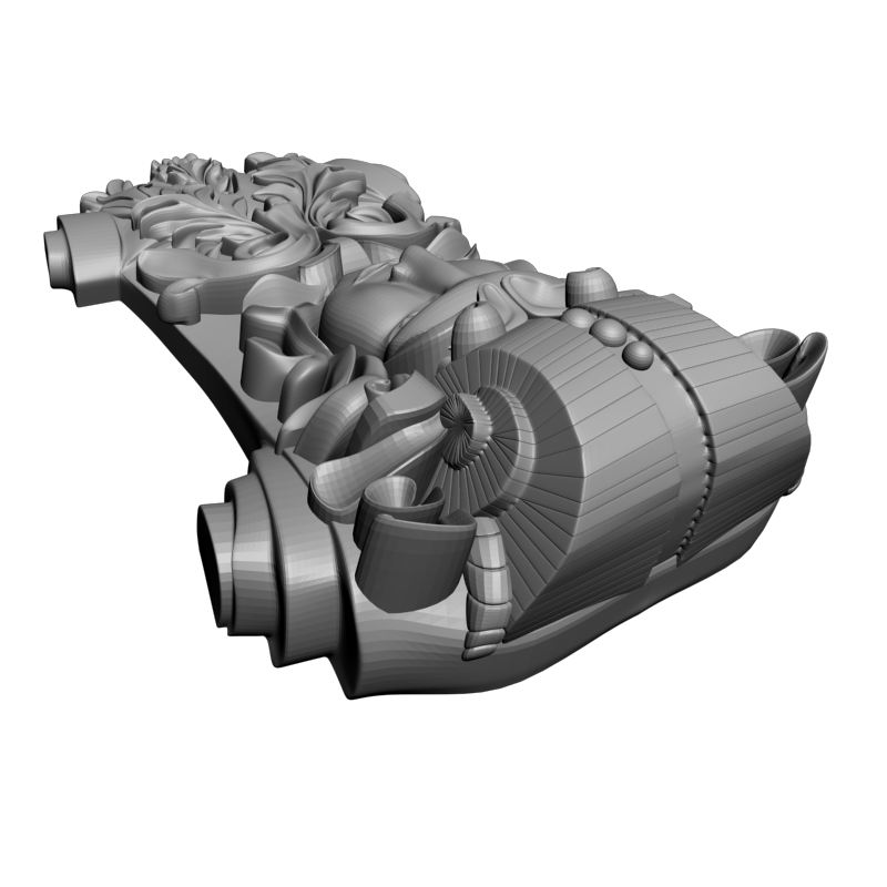 картинка Кронштейн резной D9-194 3D-STL.COM